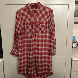 Madewell Flannel Dress Small